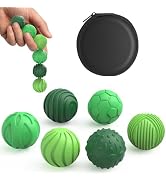 UZAHSK Silicone Magnetic Fidget Balls for Adults - 6PCS Stress Relief Sensory Toys for Anxiety & ...