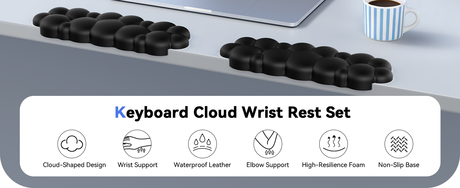 cloud wrist rest