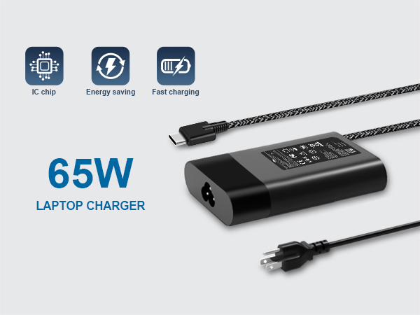 65W usb c laptop charger