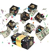 Happy Birthday Exploding Gifts Box, Gifts Box Explosion for Money Surprise Gifts Box Explosion wi...