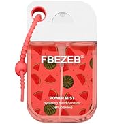 FBEZEB Power Mist Hydrating Hand Sanitizer with Cute Keychain, Portable Power Mist Hydrating Spra...