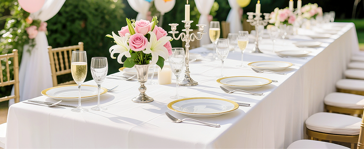 White Tablecloth