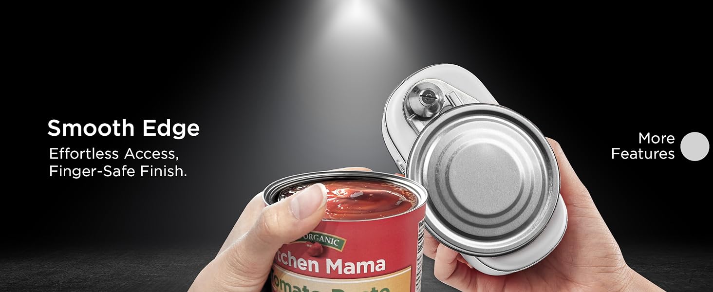 can opener electric rechargeable cordless can opener rechargeable kitchen mama smooth edge