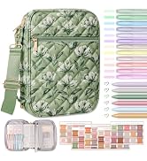 BellaHold Bible Cover Case for Women, Large Bible Cover with Shoulder Strap | Bible study kit:12 ...