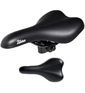 Bikeroo Narrow Nose Road Bike Saddle - Chafe Rub Reduction for Comfort, Flexibility for Street Ri...