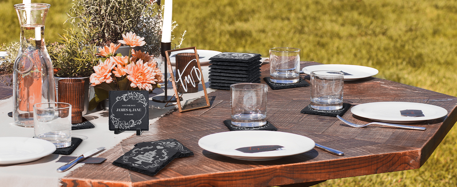 slate coasters
