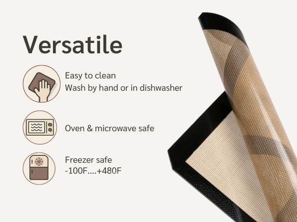 silicone baking mats nonstick bpa free happiels non toxic bakeware