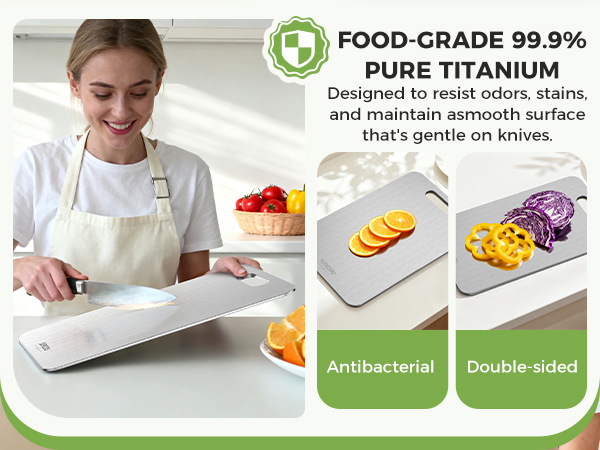 Titanium cutting board