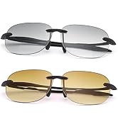 YIMI Bifocal Reading Glasses Anti-Blue Light/ UV400 Sun Readers Far and Near Dual Use for Men Wom...