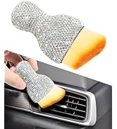 AOCISKA Car Detailing Brush,Car Interior Dust Sweeping Soft Brush,Bling Car Accessories for Women...