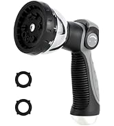 AnyEasy Garden Water Hose Nozzle Metal Heavy Duty Sprayer Thumb Control with 10 Spray Modes Suita...