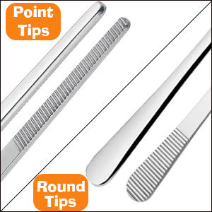 12'' and 6.3" kitchen tweezers