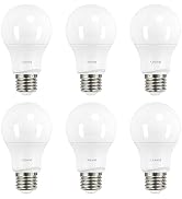 Linkind A19 LED Light Bulbs Dimmable, 60W Equivalent, 2700K Soft White, 9.5W 800 Lumens Bulbs, E2...