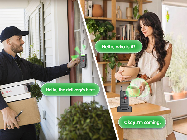 door intercom doorbell with voice