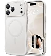 For iPhone 18 Pro Case Compatible with MagSafe Wavy Shockproof Slim Cute Wave Drop Protection