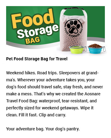 dog food storage bag