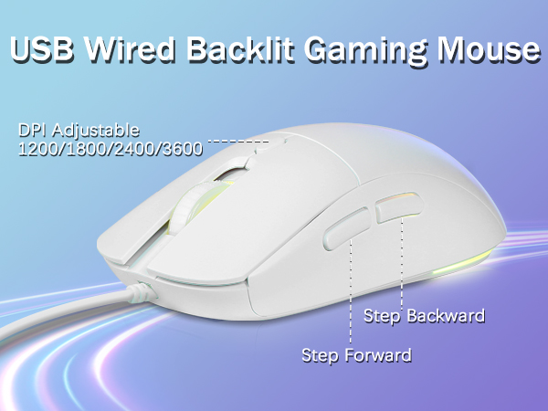led backlit mouse