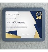 Officemate Verticalmate Certificate Holder, Slate Gray (29172)
