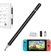 Stylus and Mount for Nintendo Switch/Skylight Calendars 15/27 Inch, Dual Tip with Mesh and Disc T...