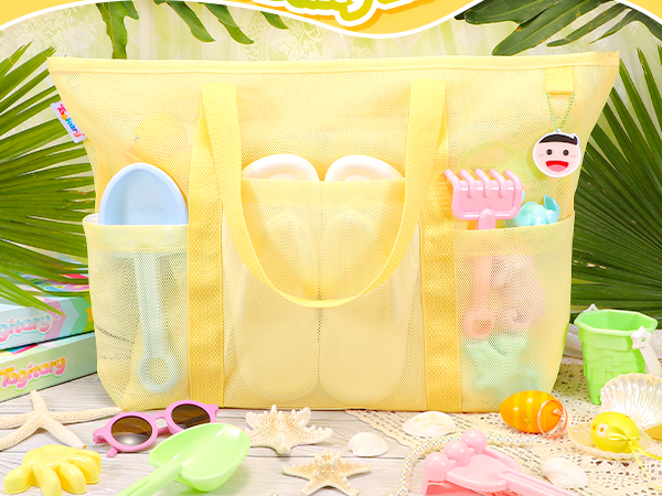 mesh beach bag