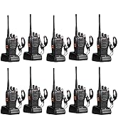 pxton Walkie Talkies for Adults Two Way Radios Long Range with Headphones,16 Channel Handheld 2 W...