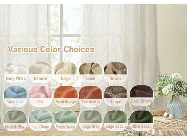 various color choices