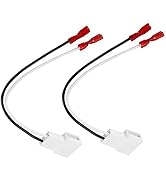 Goliton Car Door Speaker Harness Audio Cable Adapter with Toyota Tacoma Tundra Camry Corolla 4 Ru...