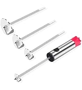 Newness Multi-Purpose Veggie Drill with Sharp Blade and Ergonomic Anti-Slip Handle, 4 Sizes for C...