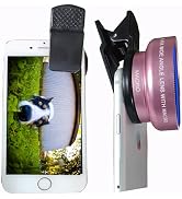 Peanutech Fish Eye Lens iPhone Phone Camera Lens Kit Wide Angle Macro for iPhone 14 13 12 11 X XS...