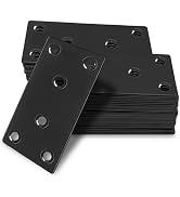 35-Pack Flat Mending Plates, 3-1/8” 304 Stainless Steel Straight Mending Joining Plates, Heavy Du...