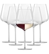 Zwiesel Glas Vervino Allround Glass (Set of 6), Wine Glasses for Red, White and Sparkling Wine, D...
