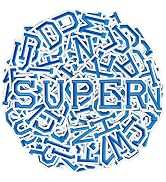 2 Inch Iron on Letters Patches for Fabric, Clothing, Hats, Bags, Blue | Letters Patches for Cloth...