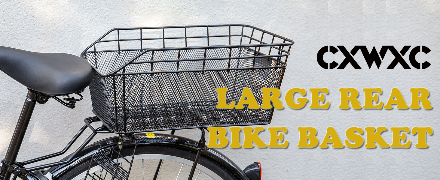 bike rear basket rear bike basket cargo basket