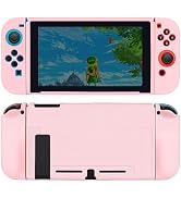 Protective Case for Nintendo Switch 2017, Dockable Silicone Switch Case, Ergonomic Grip Cover Sho...