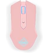 AJ52PRO Wired Wireless Bluetooth Gaming Mouse with RGB LED Backlight Adjustable 10000DPI Ergonomi...