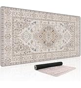 Baziabbo Desk Mat,XXL Extended Large Mouse Pad,Gaming Mousepad with Stitched Edge,Non-Slip Rubber...
