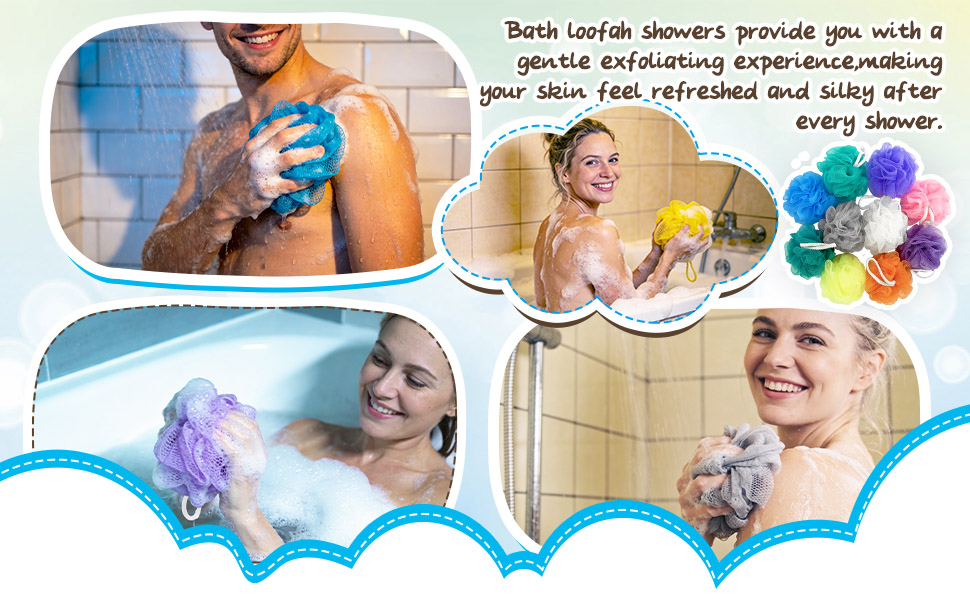 7 Bath Loofah Shower