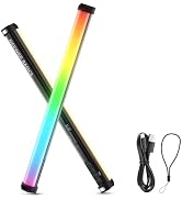 NEEWER Basics 21" Magnetic RGB Light Wand, CRI95 Dimmable 14W LED Handheld Video Tube Lighting St...