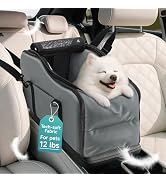 Center Console Dog Car Seat - Suitable for Small Dogs and Puppies Up to 12 lbs,Portable Armrest B...