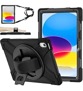 ZenRich iPad 10th Generation 10.9'' Case 2022, A2757/A2777/A2696 Full-Body Drop Protection Rugged...