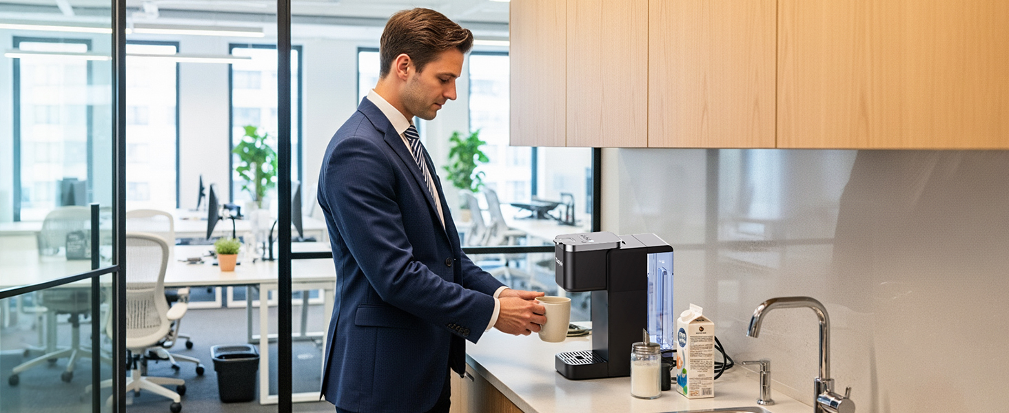 hot and cold coffee machine