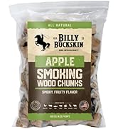 4 Lb. Bag Apple Wood Chunks, Wood Chunks for Smokers, Alternative for Charcoal Briquettes, Can be...