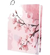 CRASPIRE Blossom Stretchable Book Cover Cherry Blossom Pink Flower Washable Reusable Large Nylon ...