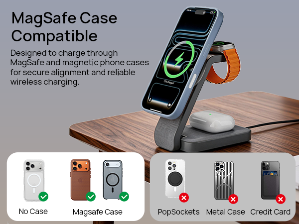 iphone and apple watch charging station 3in1 magsafe