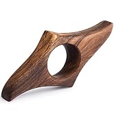 TILISMA Handmade Thumb Book Page Holder | Walnut Wood Reading Accessories | Book Gifts for Readin...