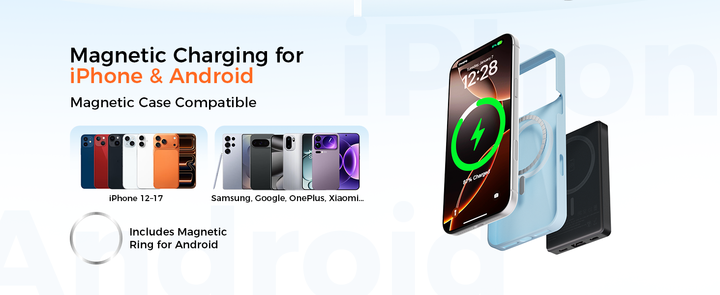 PD 35W Magnetic Wireless Power Bank 10000mAh 1