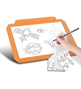 IMAGE Light Pad, A4 Tracing Pad with USB Power Supply/Battery Operated, Dimmable Brightness with ...