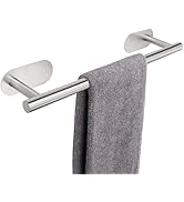 TocTen Self Adhesive Bathroom Towel Bar, Stick Towel Rack for Bathroom, Rustproof Stainless Steel...