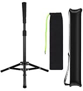 Hikeen Baseball Tee Batting Tee Baseball Tees for Hitting Softball Batting Tee Portable Tripod St...