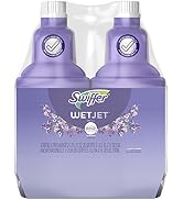 Swiffer WetJet Multi-Purpose Floor Cleaner Solution with Febreze Refill, Lavender Scent, 1.25 Lit...